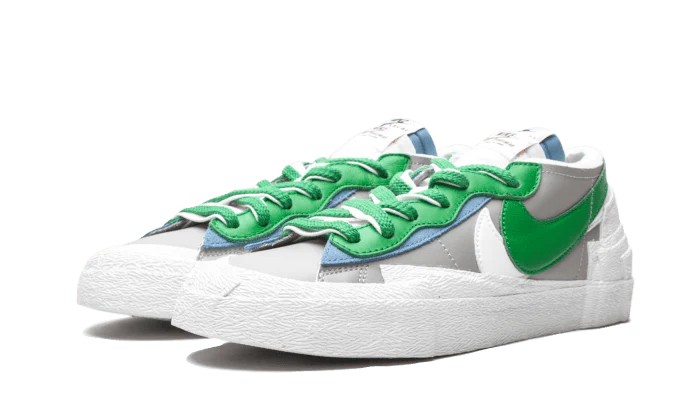 Nike Blazer Low Sacai Medium Grey Classic Green